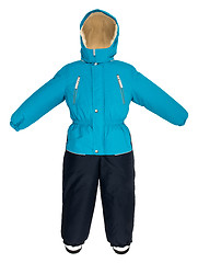 Image showing Childrens snowsuit fall