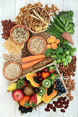 Image showing Health Food for a High Fiber Diet