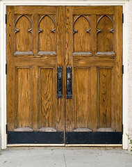 Image showing Wooden Doors