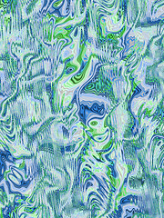 Image showing abstract wild green and blue background