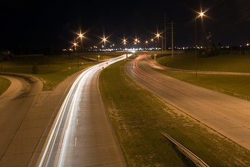 Image showing Traffic at night