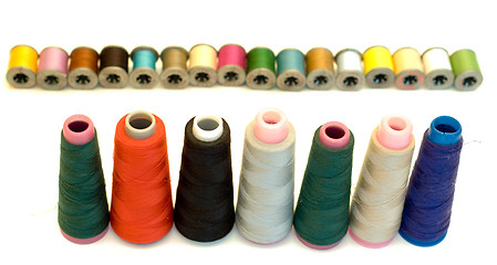 Image showing Spools of Thread