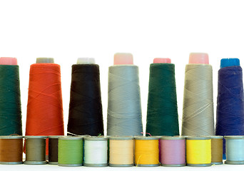 Image showing Isolated Sewing Thread