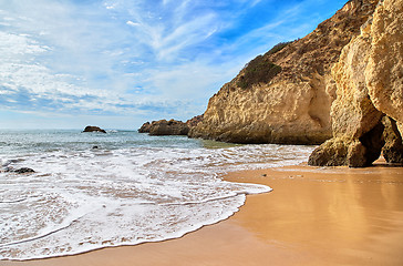 Image showing Beach of Algarve, Portugal