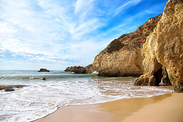 Image showing Beach of Algarve, Portugal