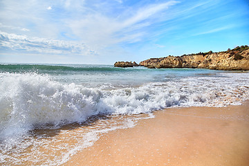 Image showing Beach of Algarve, Portugal