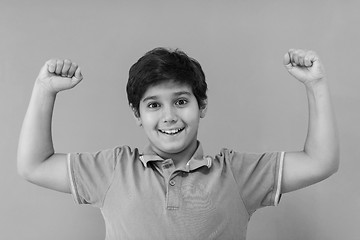 Image showing Portrait of a happy young boy