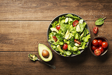 Image showing Salad avocado