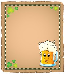 Image showing Beer theme parchment 1