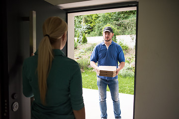 Image showing Pizza Delivery Man