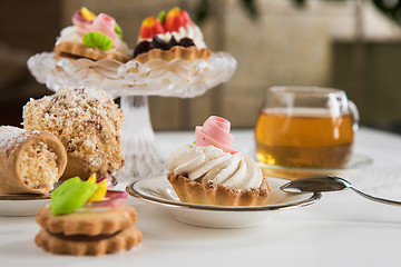 Image showing Tasty different cakes