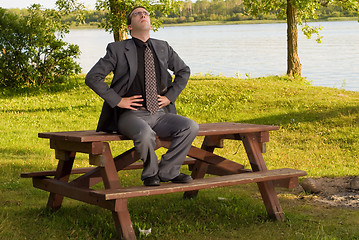 Image showing Businessman Relaxation