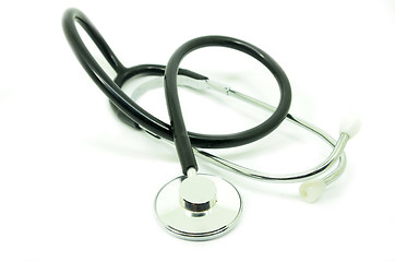 Image showing Old stethoscope isolated 