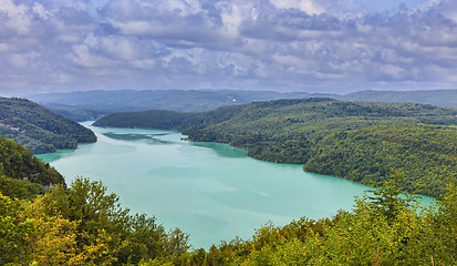 Image showing Vouglans Lake - Jura, France