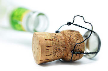 Image showing Cork from champagne bottle