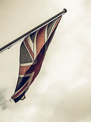 Image showing Vintage looking UK Flag