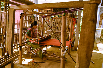 Image showing Weaving in Bangladesh