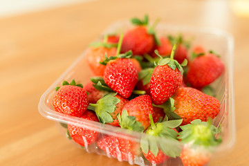 Image showing Strawberry in a box