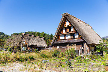 Image showing Old house of Shirakawago in Japan