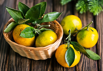 Image showing fresh tangerines