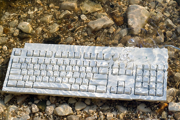 Image showing Underwater Keyboard