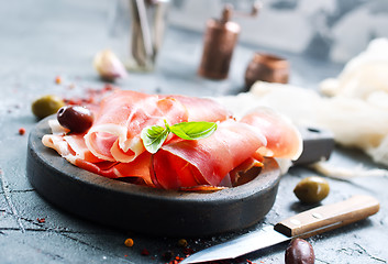 Image showing smoked parma ham