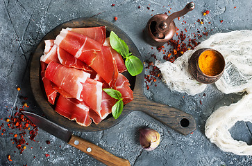 Image showing smoked parma ham