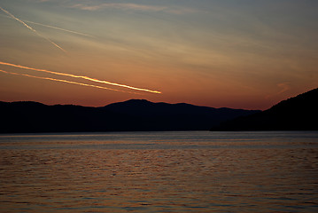 Image showing Danube Sunset