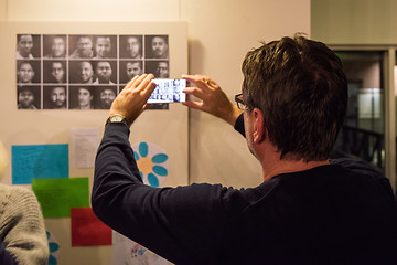 Image showing Refugees are telling their stories in the exhibition Angekommen