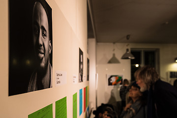 Image showing Refugees are telling their stories in the exhibition Angekommen