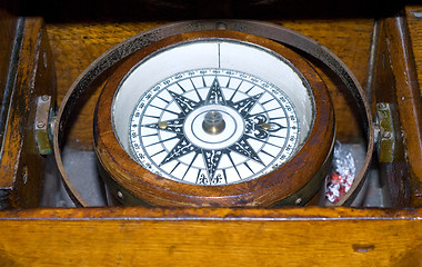 Image showing Antique Compass