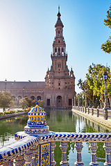 Image showing Spain Square, Sevilla, Spain