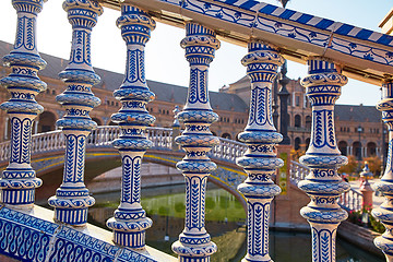 Image showing Spain Square, Sevilla, Spain