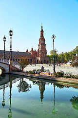 Image showing Spain Square, Sevilla, Spain