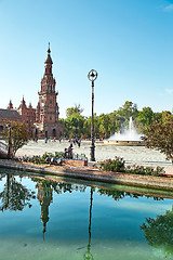 Image showing Spain Square, Sevilla, Spain