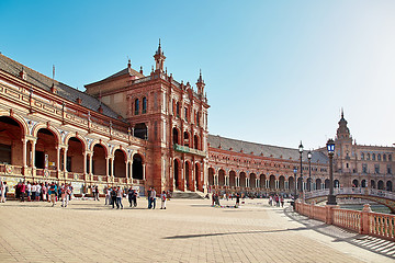 Image showing Spain Square, Sevilla, Spain