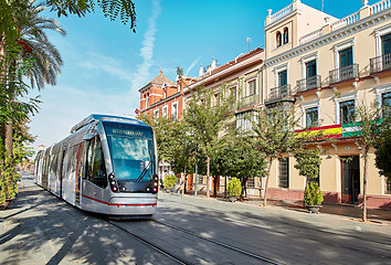 Image showing Street view of Sevilla