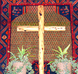 Image showing Wooden cross.