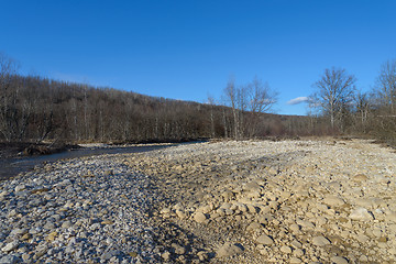 Image showing The mountain river