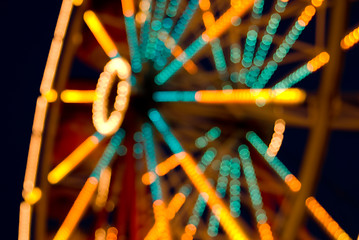 Image showing Ferris Wheel Lights