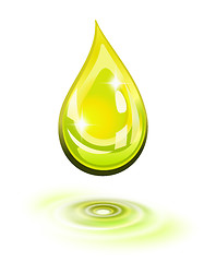 Image showing Oil drop icon