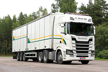 Image showing Next Generation Scania Semi Trailer Parked