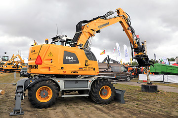 Image showing Liebherr Compact Wheeled Excavator