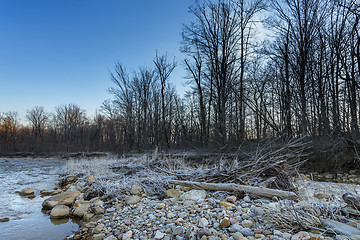 Image showing The mountain river