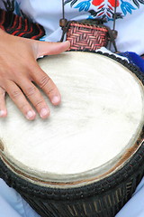 Image showing Conga drummer.