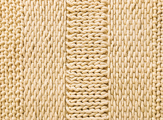 Image showing Warm knitted texture with simple ornament