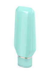 Image showing Shampoo bottle on white