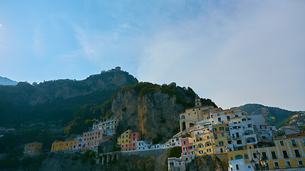 Image showing travel in Italy series - view of beautiful Amalfi