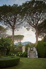 Image showing Villa Cimbrone in Ravello Amalfi Coast Italy