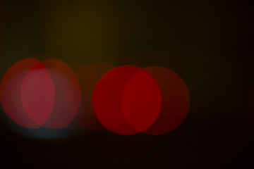 Image showing Colorful bokeh on black background